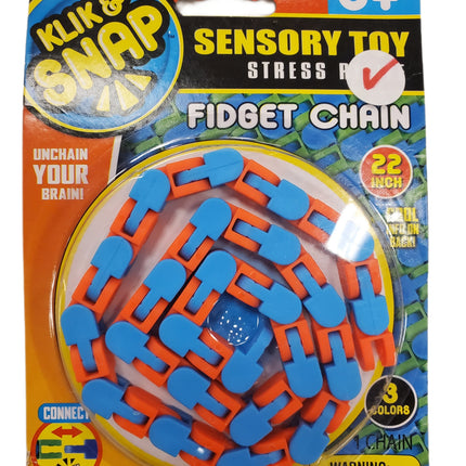 KLIK & SNAP FIDGET CHAIN 22 IN