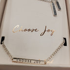 CHOOSE JOY SILVER COLOR