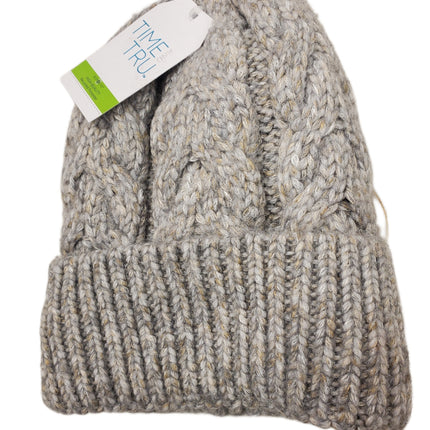 Time and Tru TT Beanie – Grey One Size Fits Most