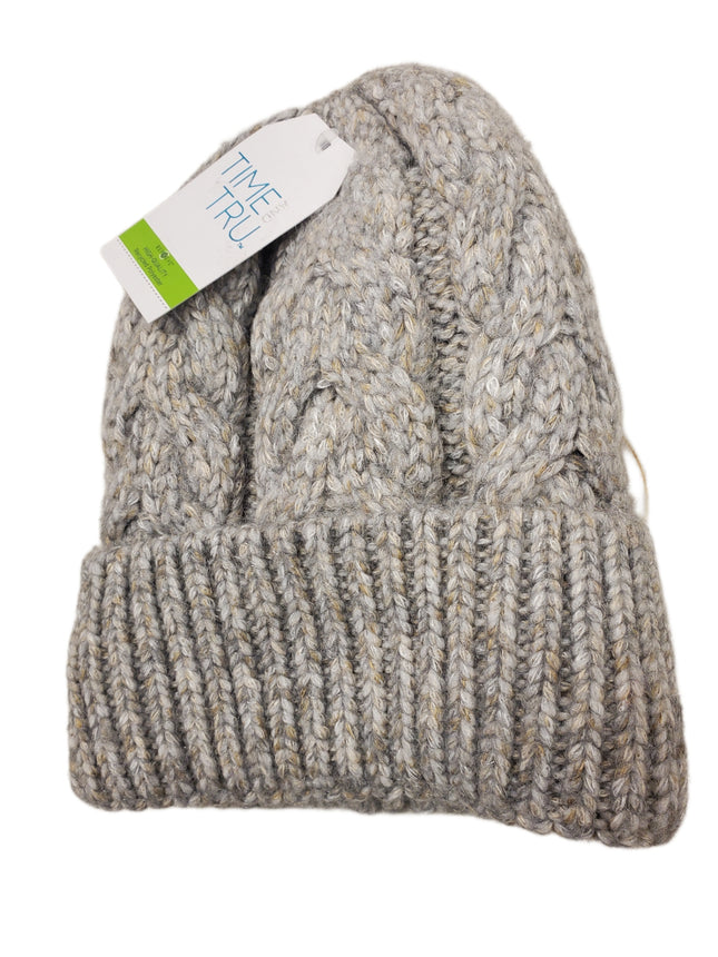 Time and Tru TT Beanie – Grey One Size Fits Most