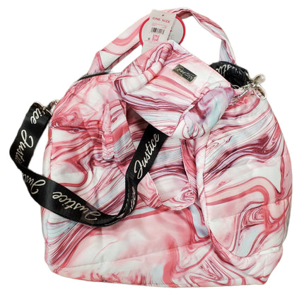 JUSTICE QUILTED DUFFLE BAG 2 PIECE