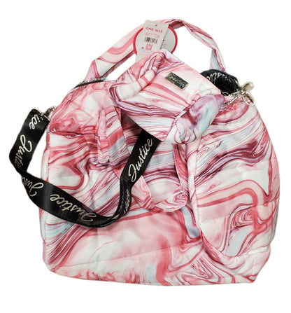 JUSTICE QUILTED DUFFLE BAG 2 PIECE