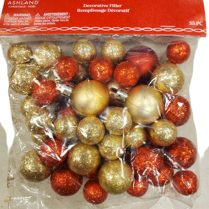 Christmas Gold & Red Decorative Filler by Ashland