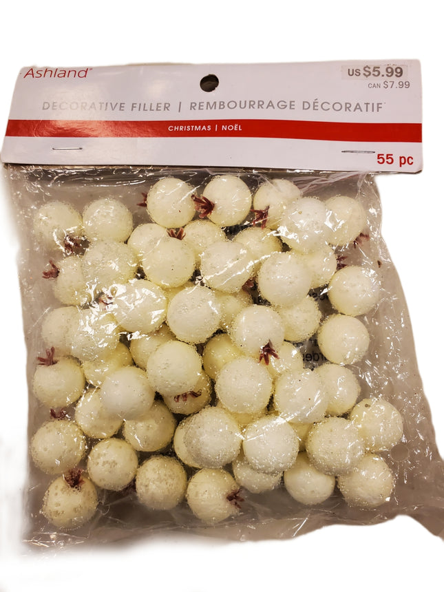White Christmas Decorative Filler by Ashland