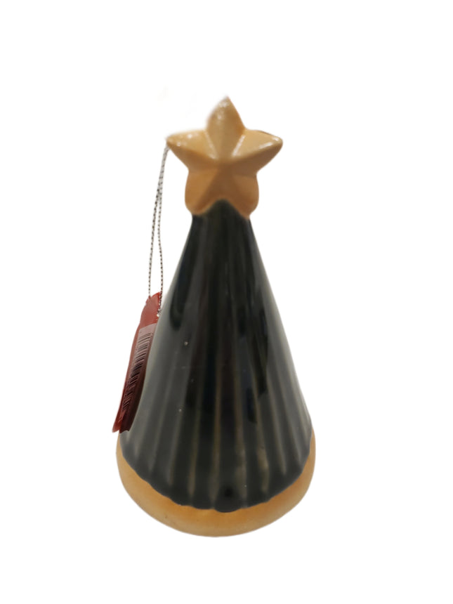 Ashland Glass Green Christmas Tree and Star Ornament