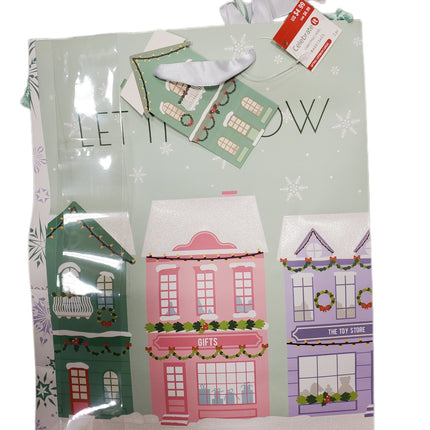 Celebrate It Gift Bags 2pc Set – 12.5x9.75 Christmas
