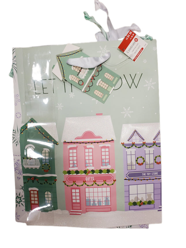Celebrate It Gift Bags 2pc Set – 12.5x9.75 Christmas
