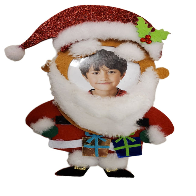 Studio Decor Kids' Santa with Presents Felt Photo Ornament 8in  – Seasons