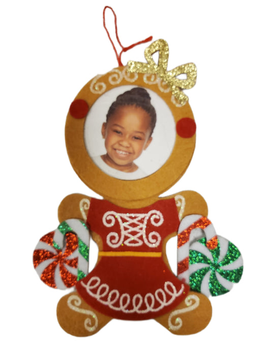 Studio Decor Characters for Kids' Felt Christmas Photo Ornaments 8 In.