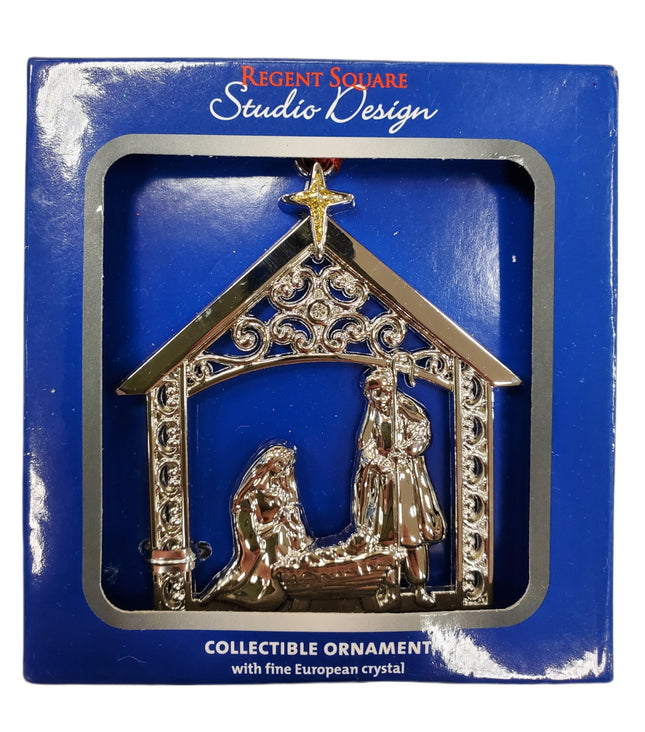 Regent Square Collectible Ornament – Crystal Accent