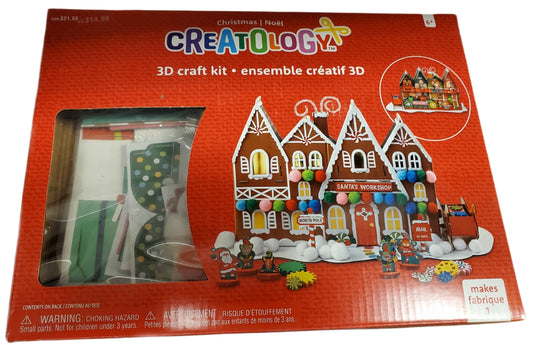 CREATOLOGY CHRISTMAS 3D CRAFT KIT NORTH POLE