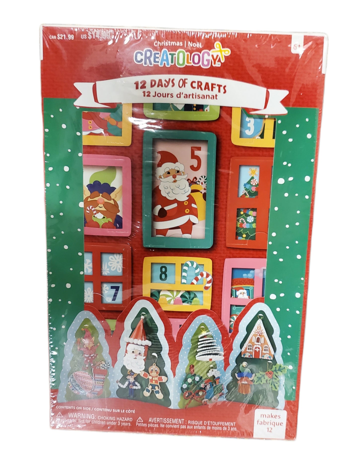 CREATOLOGY CHRISTMAS 3D CRAFT KIT 12 DAYS OF CRAFTS