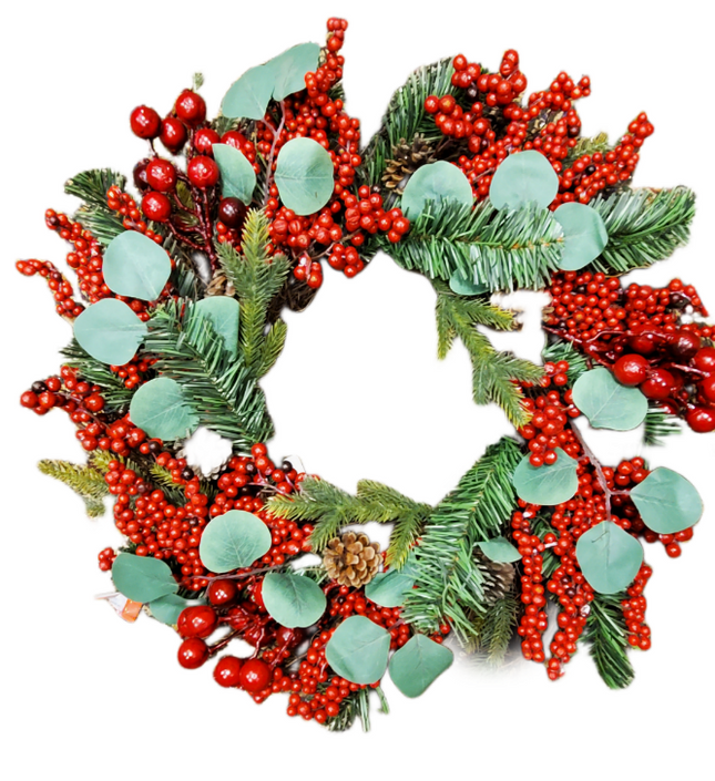 Ashland 22" Christmas Wreath with Berries