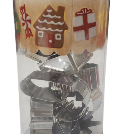 12-Piece Mini Christmas Cookie Cutters Set