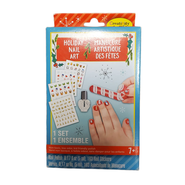Kids' Holiday Nail Art Kit – Creative Festive Accessory
