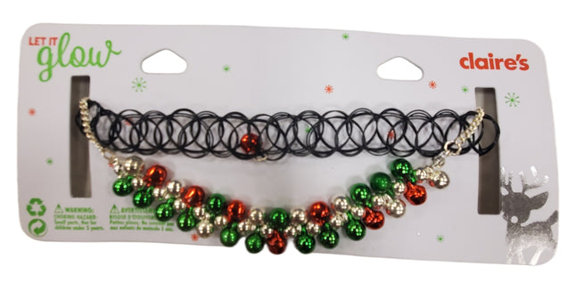 Let It Glow Christmas Choker & Necklace Set