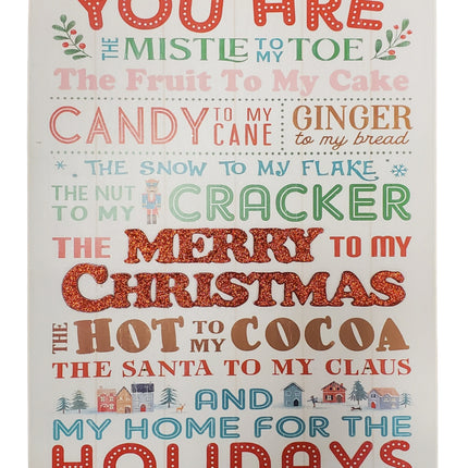 Ashland "Candy to My Cane" Christmas Wall Decor 20x15