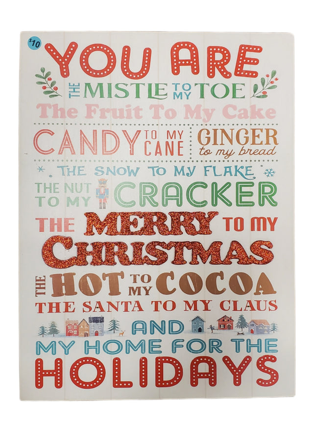 Ashland "Candy to My Cane" Christmas Wall Decor 20x15