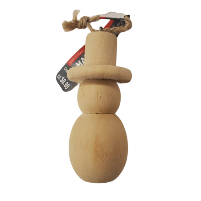 MAKE MARKET DIY WOOD CHRISTMAS ORNAMENT 3 INCHES