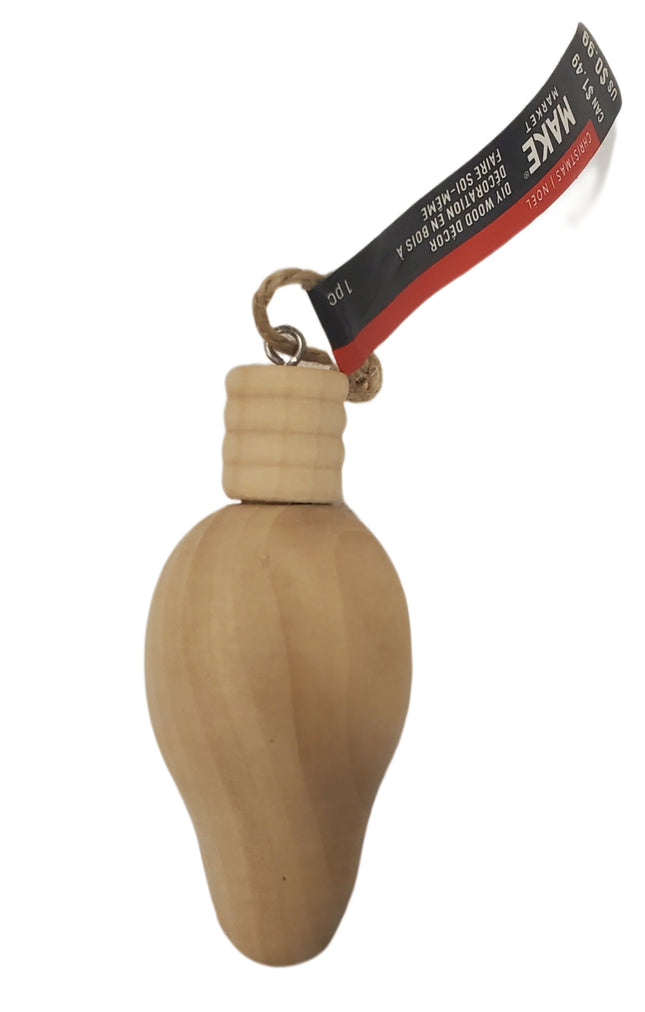 MAKE MARKET DIY WOOD CHRISTMAS ORNAMENT 3 INCHES