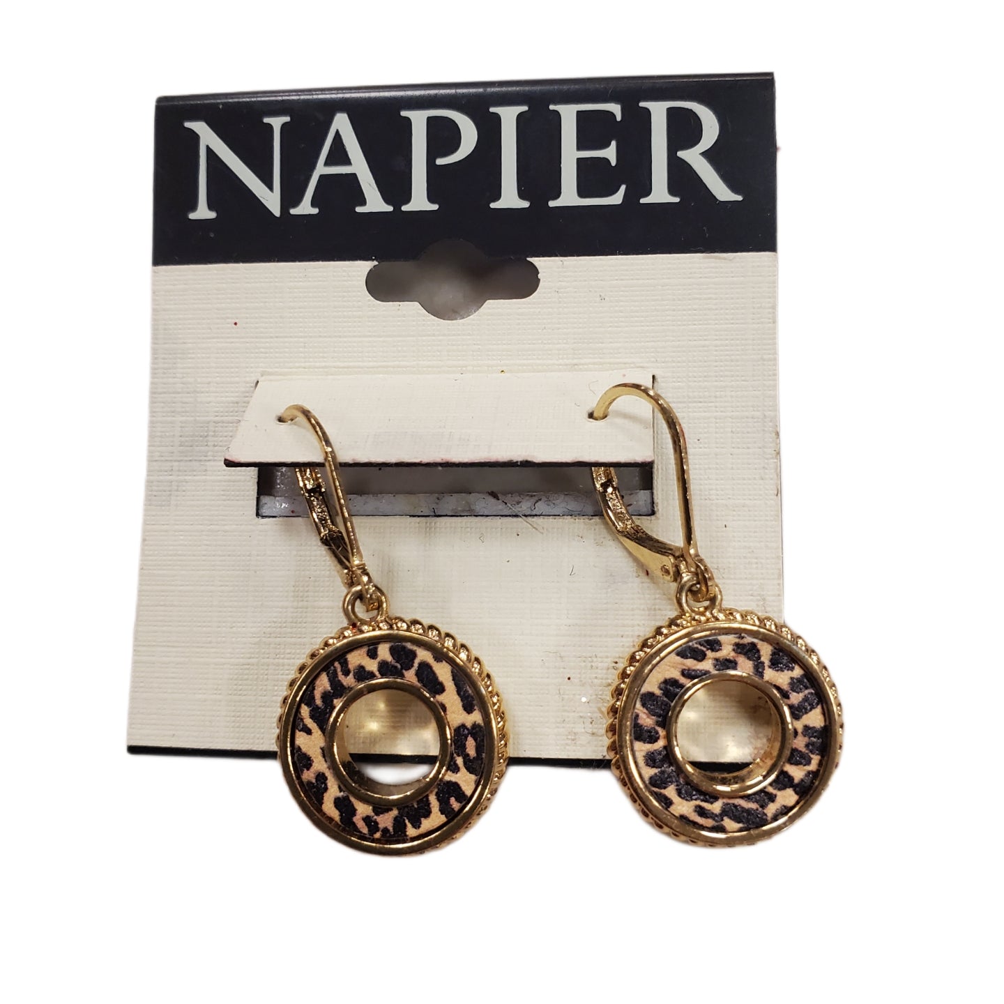 NAPIER EARRINGS GOLD COLORED