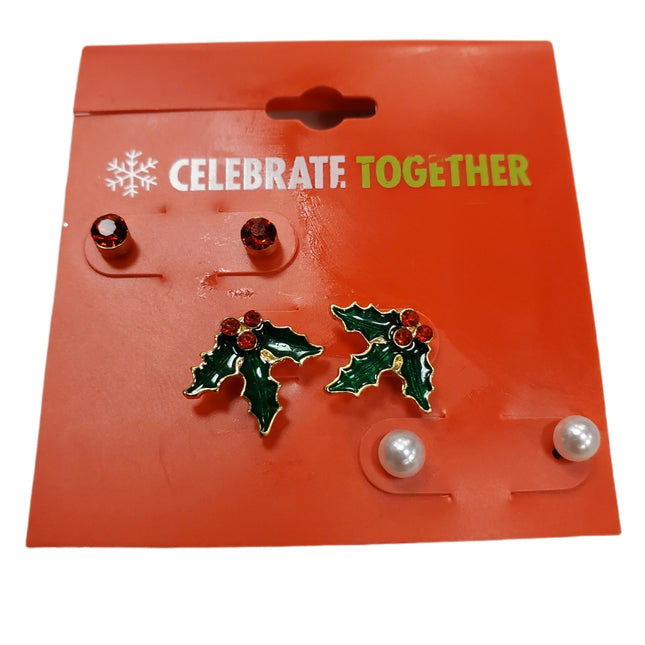 KOHL'S CELEBRATE TOGETHER CHRISTMAS EARRINGS