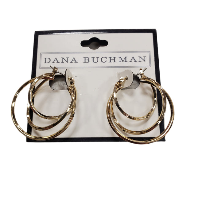 Dana Buchman Gold-Toned Hoop Earrings