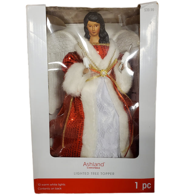 Ashland 12" Lighted Christmas Tree Topper with Warm Lights