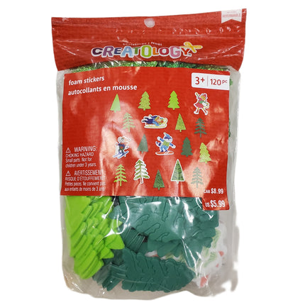 Creatology Christmas Foam Stickers - 120 pcs