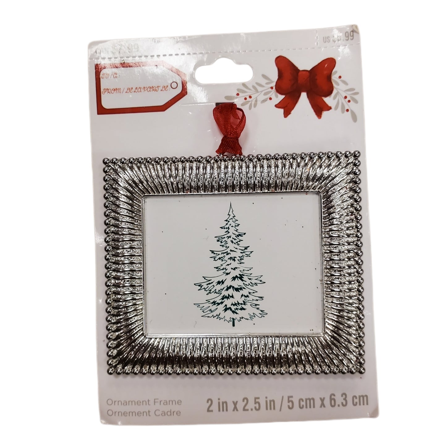 STUDIO DECOR CHRISTMAS ORNAMENT FRAME