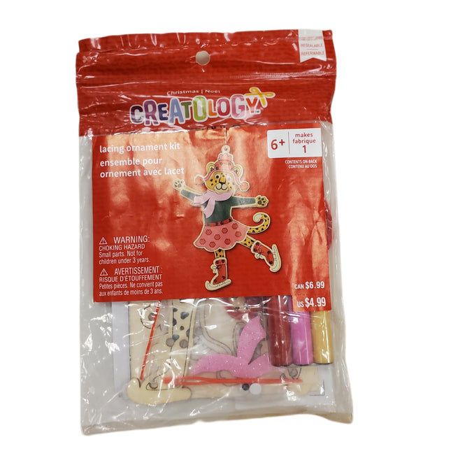 Creatology Christmas Ornament Lacing Craft Kit