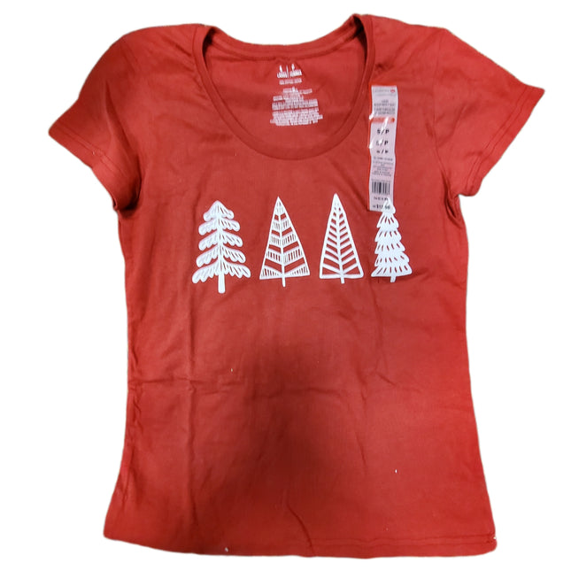 Women's Christmas Scoop Neck T-Shirt - Size S