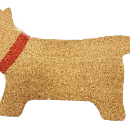 Dog-Shaped Outdoor Door Mat 29x18 inches