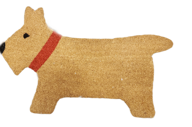 Dog-Shaped Outdoor Door Mat 29x18 inches