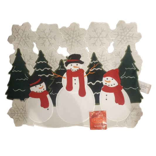 St. Nicholas Square® Snowman Cutout Placemat