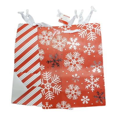 Christmas Gift Bags 12.5"x9.75" - 2 Pack