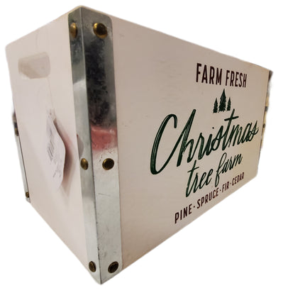 Farm Fresh Ashland Decorative Wood Container