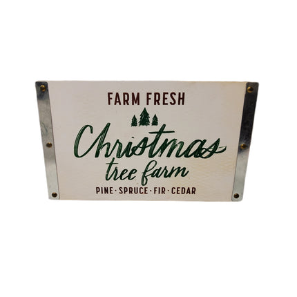 Farm Fresh Ashland Decorative Wood Container