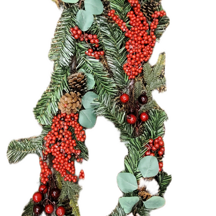 Ashland Berry & Pinecone Christmas Garland 6ft