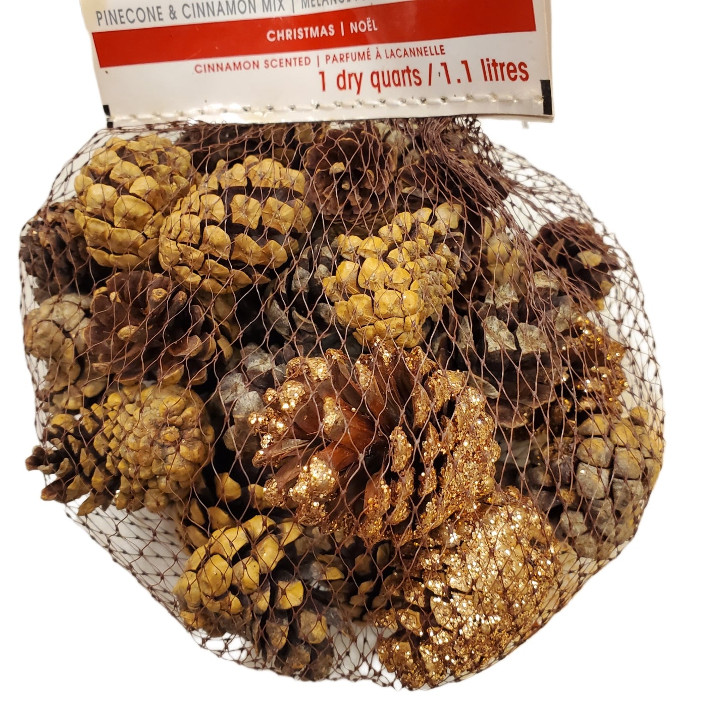 Mini Pine Cones Cinnamon Scented 1 Dry Quart Ashland, Pinecone CHRISTMAS MiX