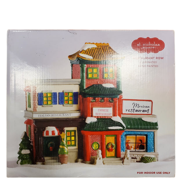 St. Nicholas Square Restaurant Row – Lighted Village
