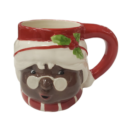 African American Mrs. Claus Cocoa Mug