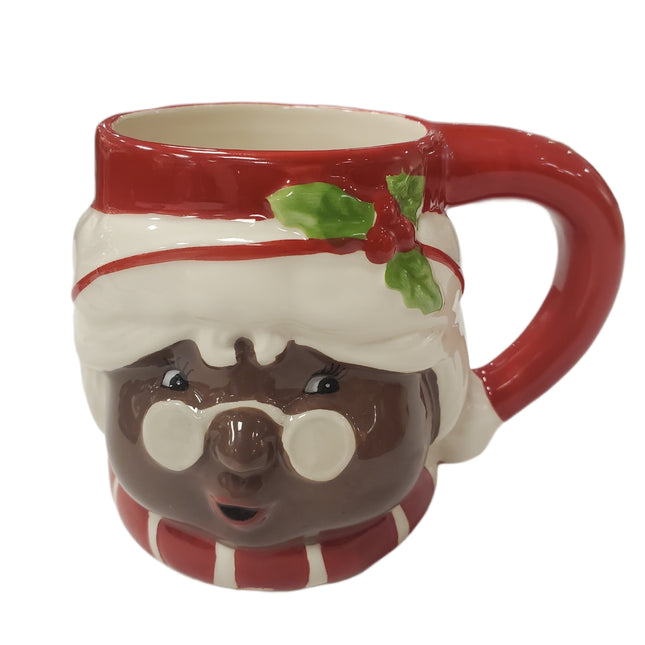 African American Mrs. Claus Cocoa Mug