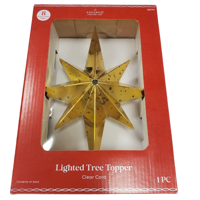 Ashland 14" Tree Topper with 8 Warm White Lights