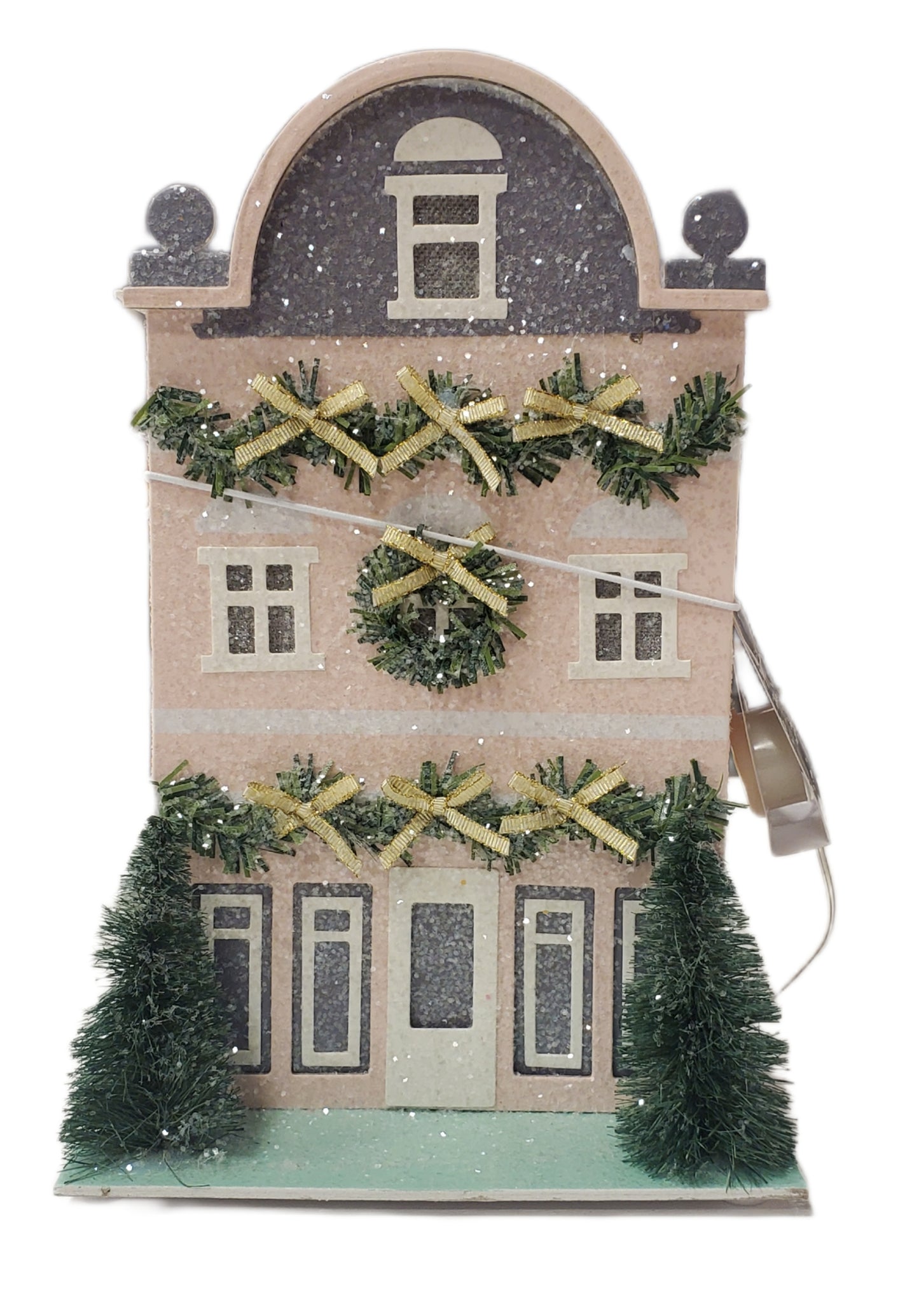 ASHLAND CHRISTMAS HOUSE TABLETOP DECOR LIGHT UP 10in