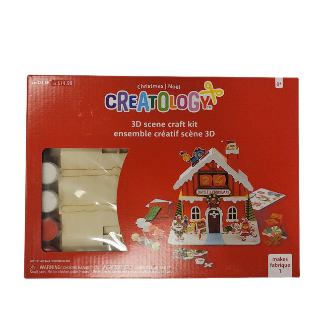Creatology 3D Countdown til Christmas House Craft Kit