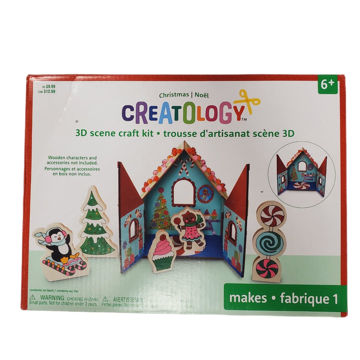 CREATOLOGY 3D CHRISTMAS SCENE CRAFT KIT