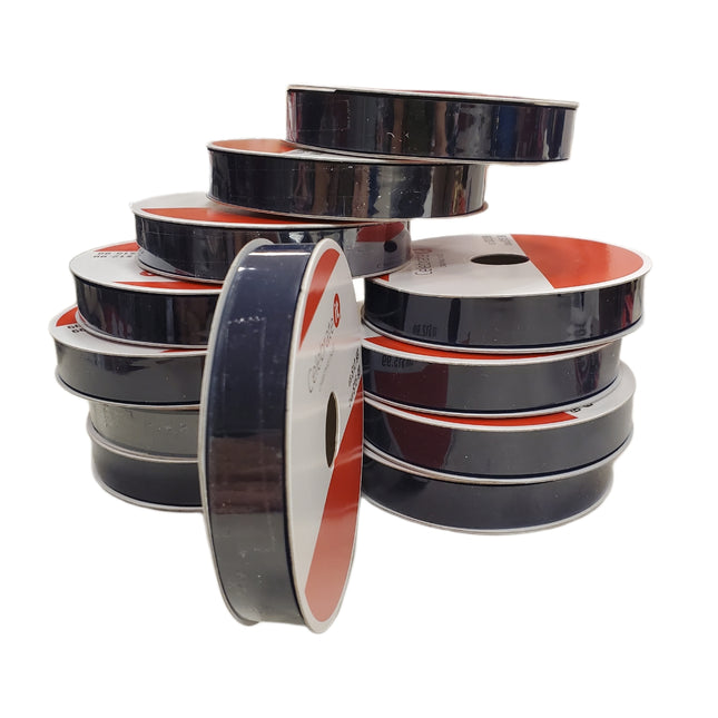 Black Christmas Ribbon 5/8" x 24ft - Craft Supplies