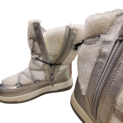Kids Sherpa Boots Size 11 – Cold Weather, Memory Foam, -5°F