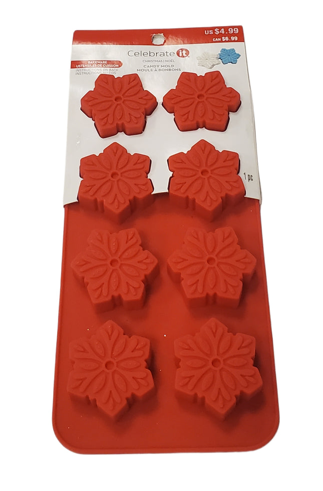 Christmas SNOWFLAKE Themed Silicone Candy Mold by Celebrate It